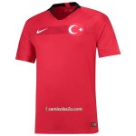 Camisolas de Futebol Turquia Equipamento Principal 2018 Manga Curta